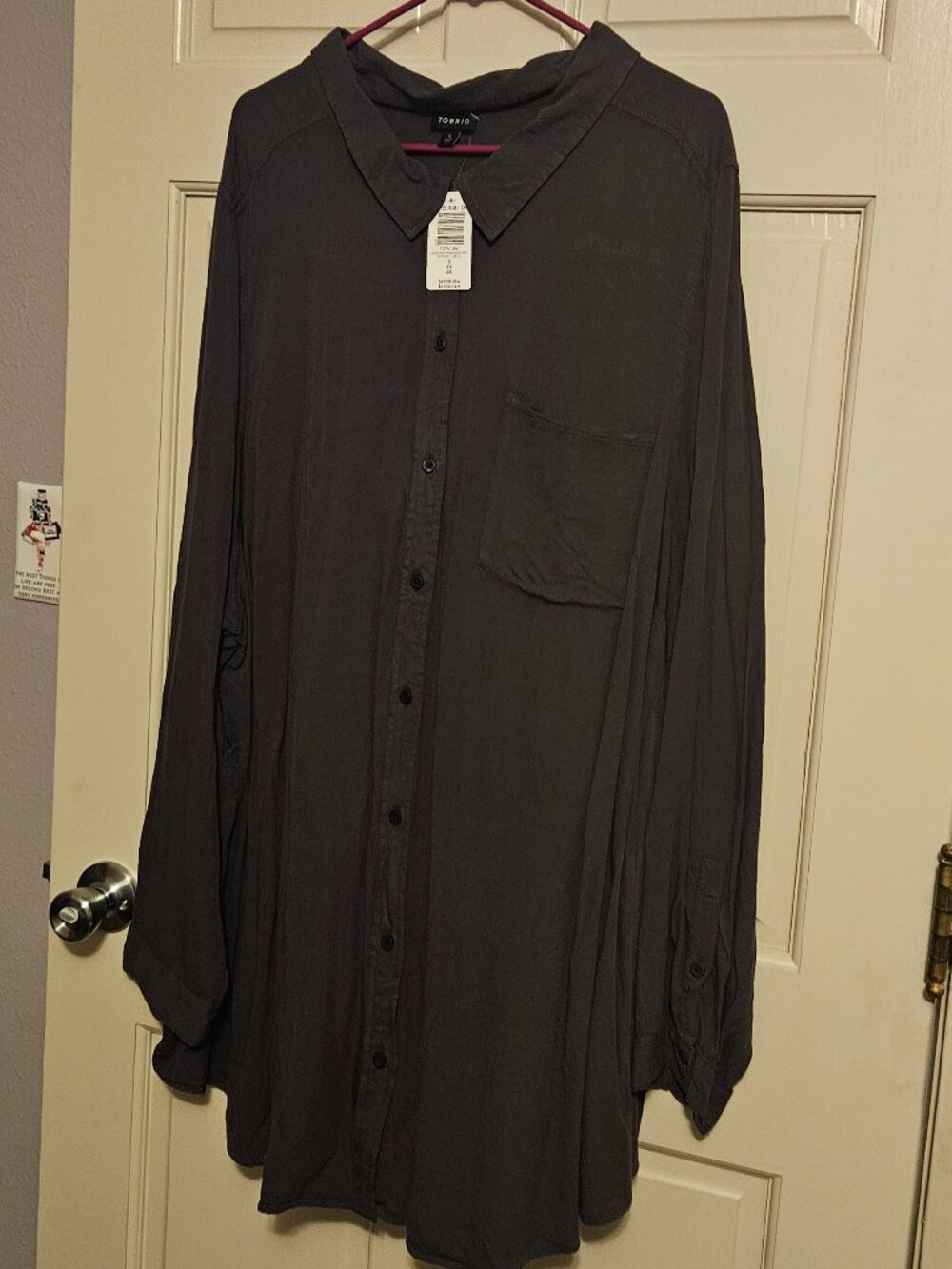 Torrid gray blouse